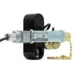 ZE-301D Lamp Holder with ZE-109M Pull Chain Switch For E12 Bulbs