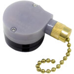 Zing Ear ZE-208D 3 speed 5 wire fan switch - brass